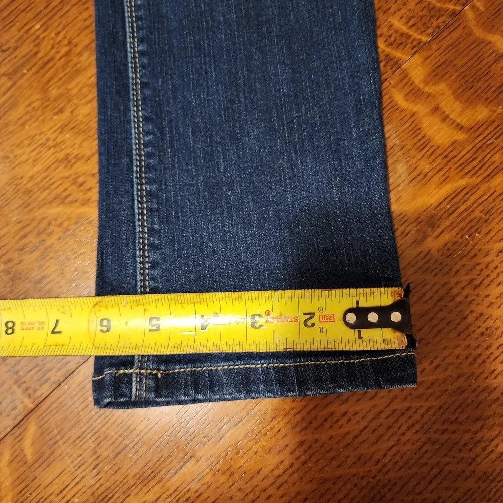 White House Black Market Crop Leg Womens Blue Jeans Size 0 Sophisticated Elevate